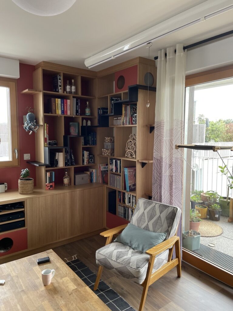 Projet Elena - Bibliothèque d’angle et espace ludique Projet Elena - Bibliothèque d’angle et espace ludique