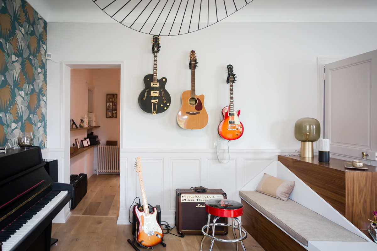 Projet Anne-Sophie – Rénovation d&rsquo;un salon, d&rsquo;un bureau et d&rsquo;un escalier à Rennes