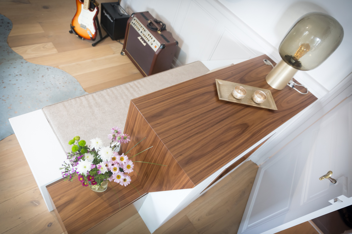 Projet Anne-Sophie – Rénovation d&rsquo;un salon, d&rsquo;un bureau et d&rsquo;un escalier à Rennes