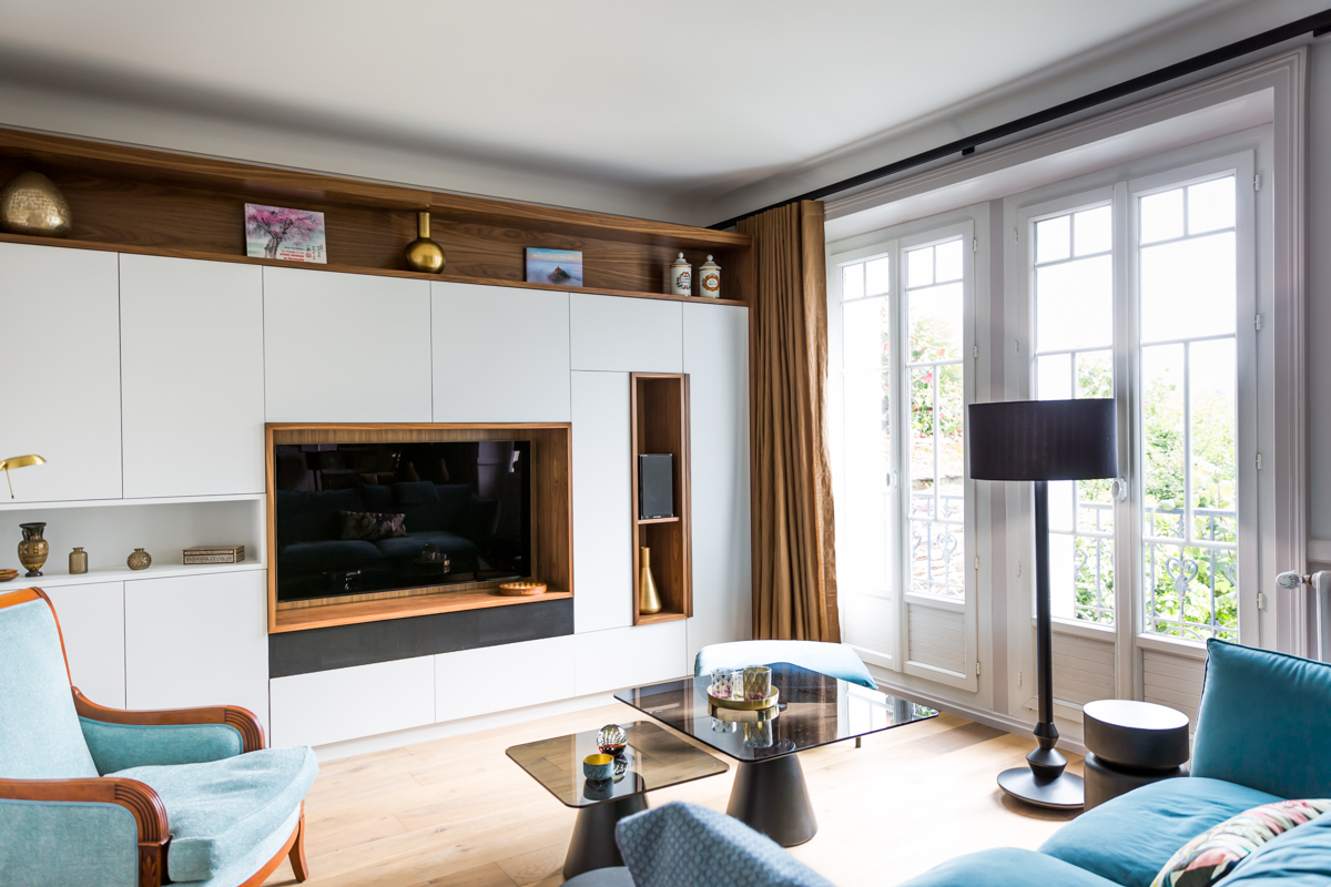 Projet Anne-Sophie – Rénovation d&rsquo;un salon, d&rsquo;un bureau et d&rsquo;un escalier à Rennes