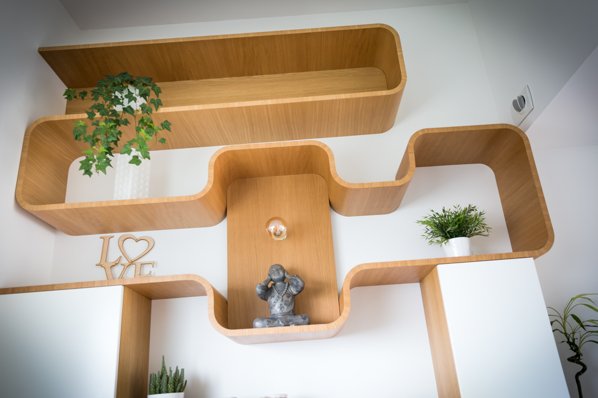 Projet Camille I – Agencement Sur-Mesure Bibliothèque  à Thorigné