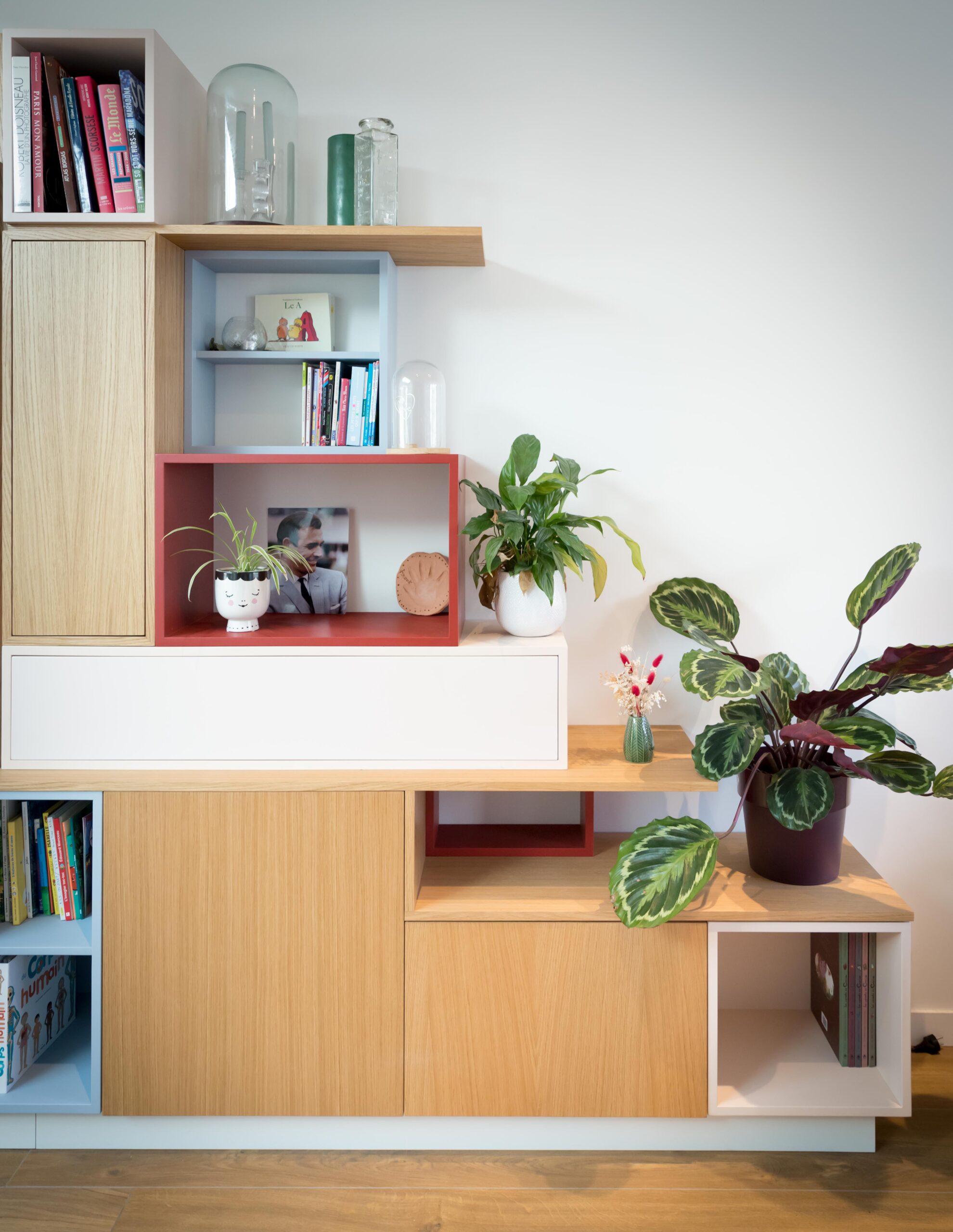 Projet Angela – Agencement Sur-Mesure d&rsquo;une bibliothèque à Rennes