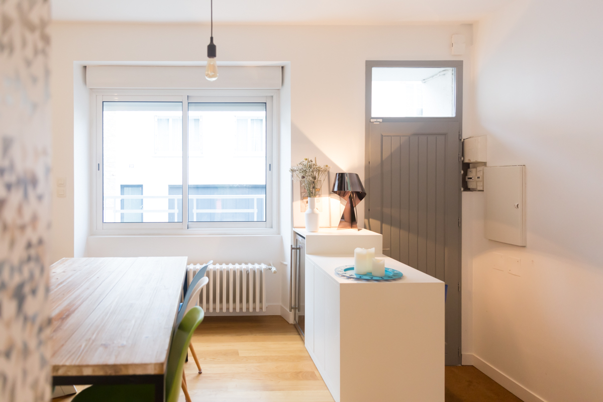 Projet Maureen – Agencement Sur-Mesure Meuble TV & Entrée à Rennes