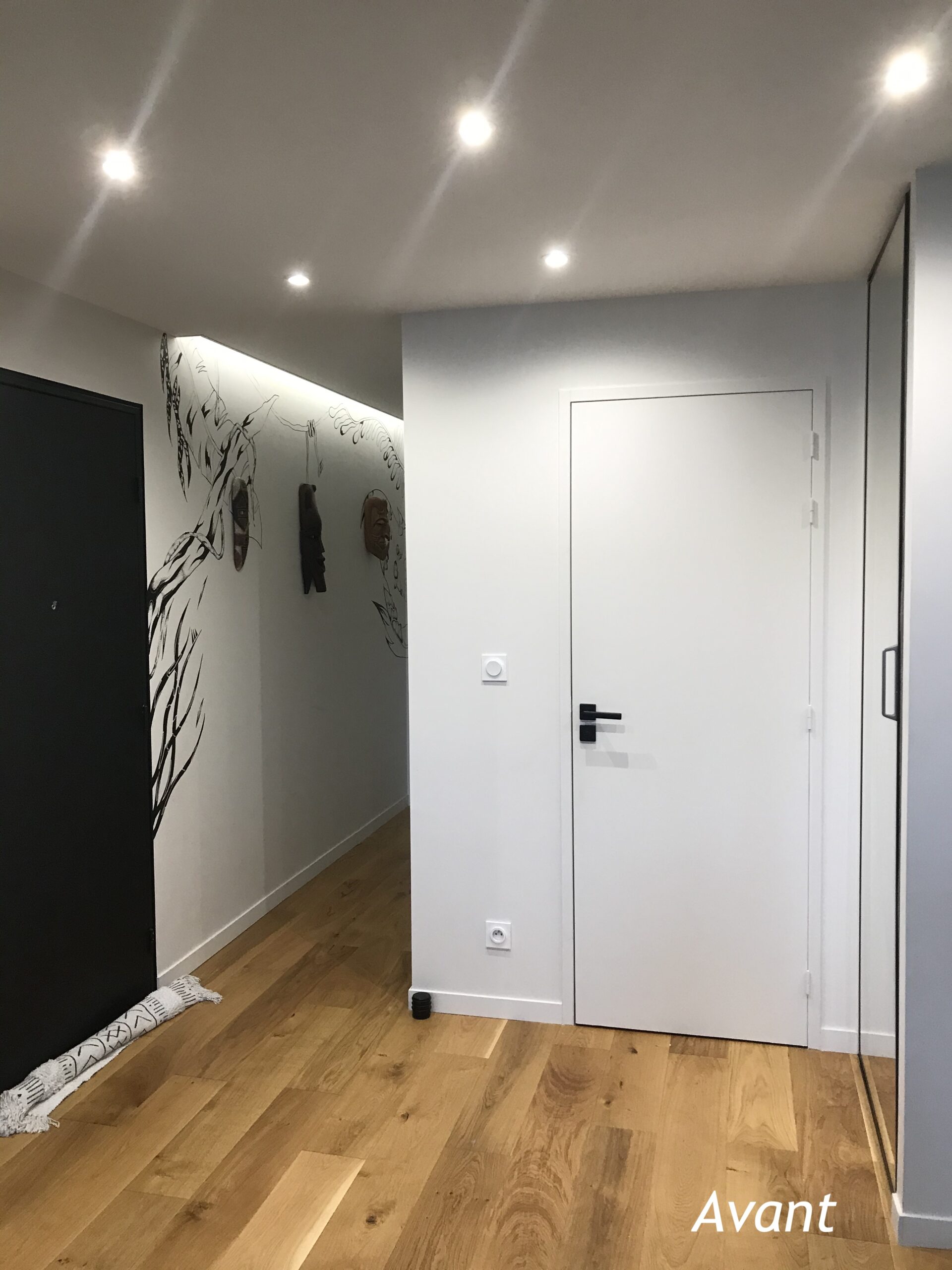 Projet Géraldine – Agencement sur mesure d’une entrée – Rennes