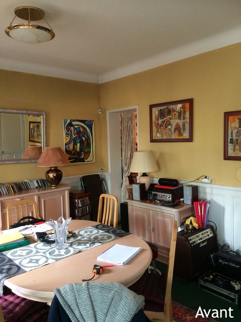 Projet Anne-Sophie – Rénovation d&rsquo;un salon, d&rsquo;un bureau et d&rsquo;un escalier à Rennes