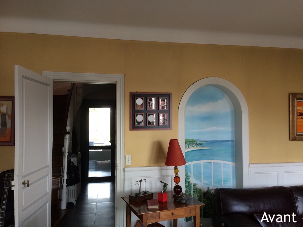 Projet Anne-Sophie – Rénovation d&rsquo;un salon, d&rsquo;un bureau et d&rsquo;un escalier à Rennes