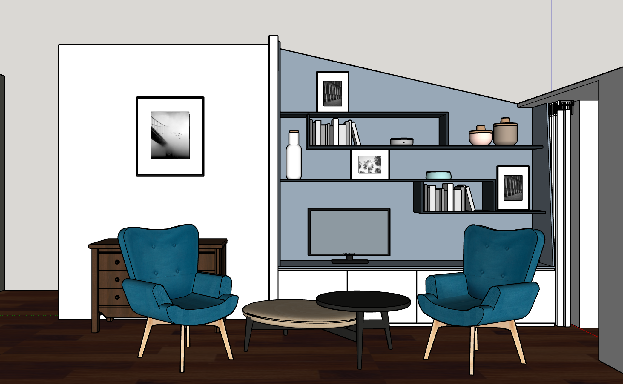 Projet Venus – Agencement Sur-Mesure Meuble TV à Chantepie