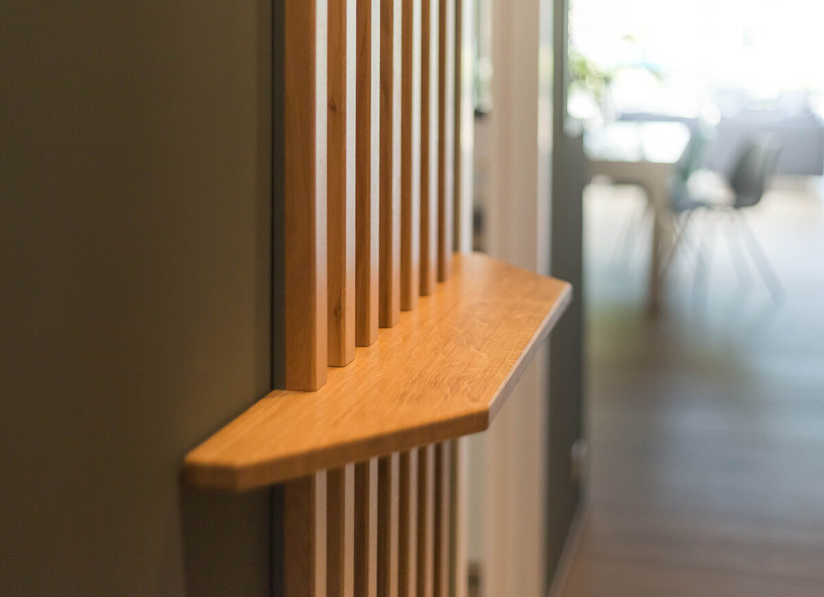 Projet Salma I – Agencement Sur-Mesure Meuble TV & Entrée près de Rennes