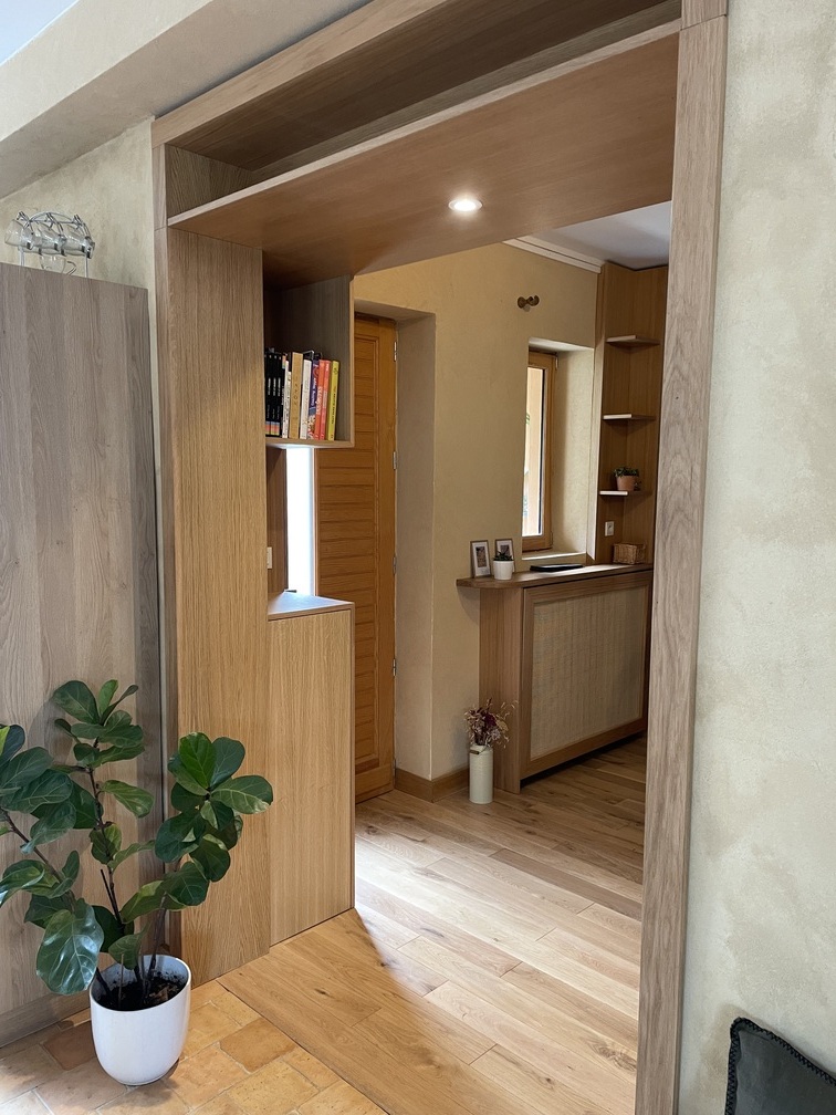 Projet Meryl - Agencement sur mesure d’une entrée à Rennes