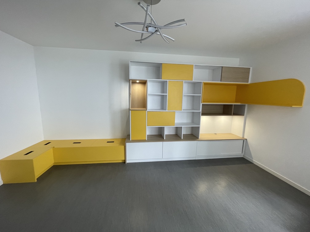 Projet Gabriela – Agencement sur mesure d’une bibliothèque – Rennes