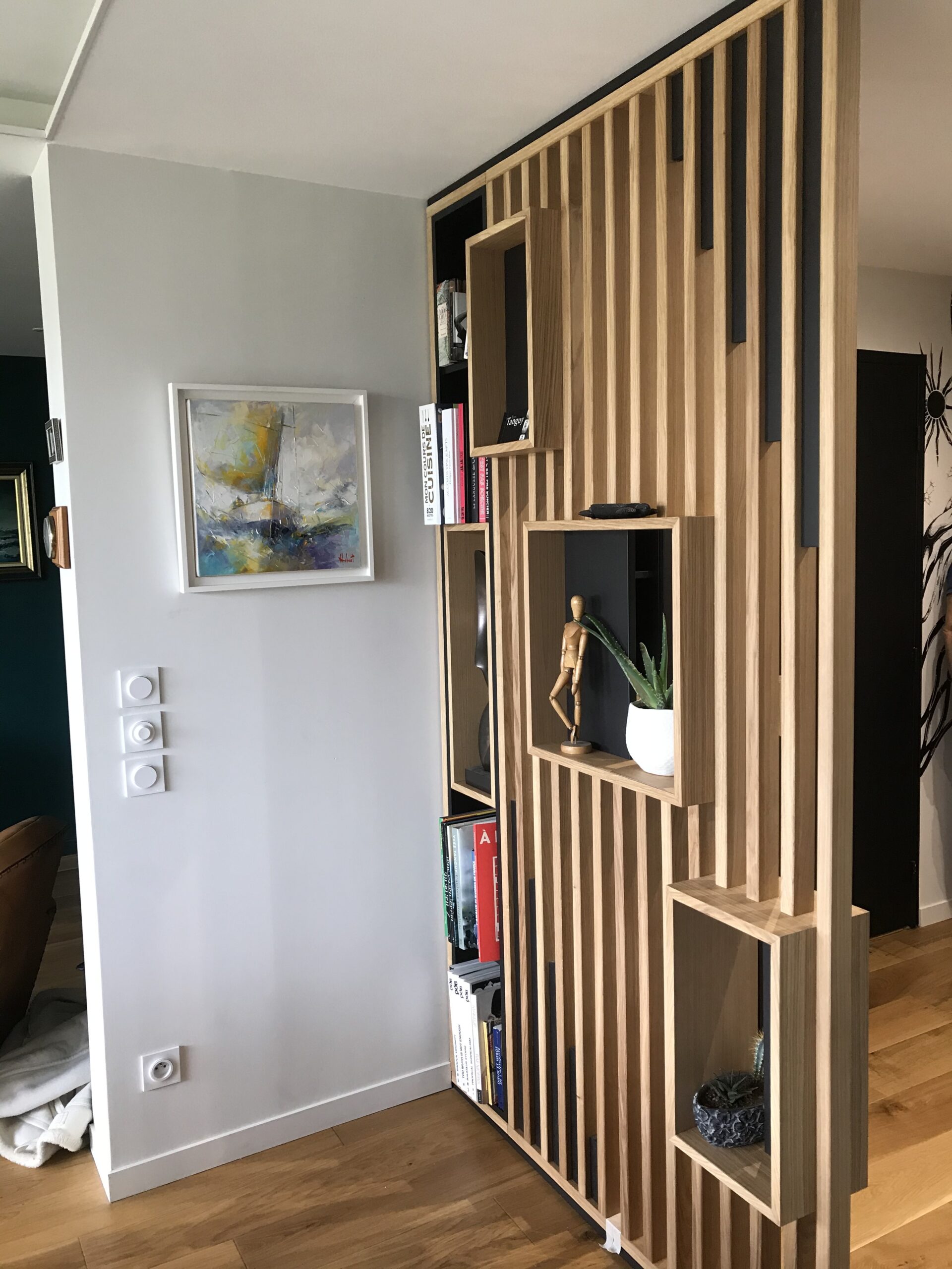 Projet Géraldine – Agencement sur mesure d’une entrée – Rennes