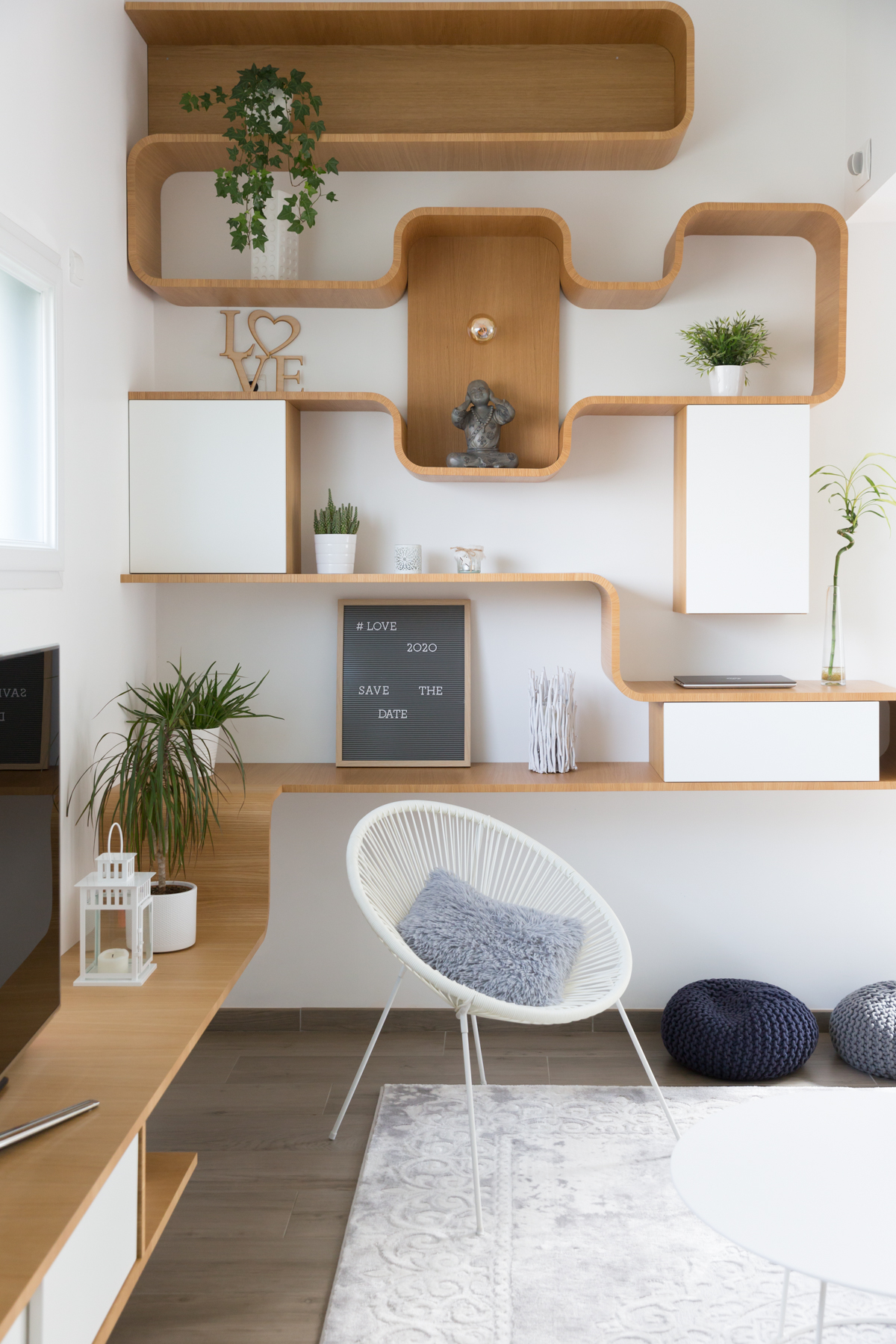 Projet Camille I – Agencement Sur-Mesure Bibliothèque  à Thorigné