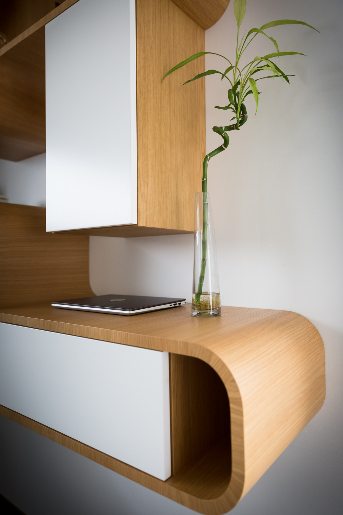 Projet Camille I – Agencement Sur-Mesure Bibliothèque  à Thorigné