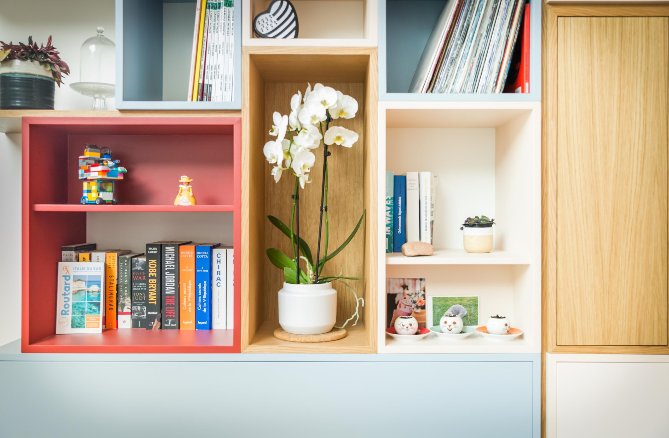 Projet Angela – Agencement Sur-Mesure d&rsquo;une bibliothèque à Rennes