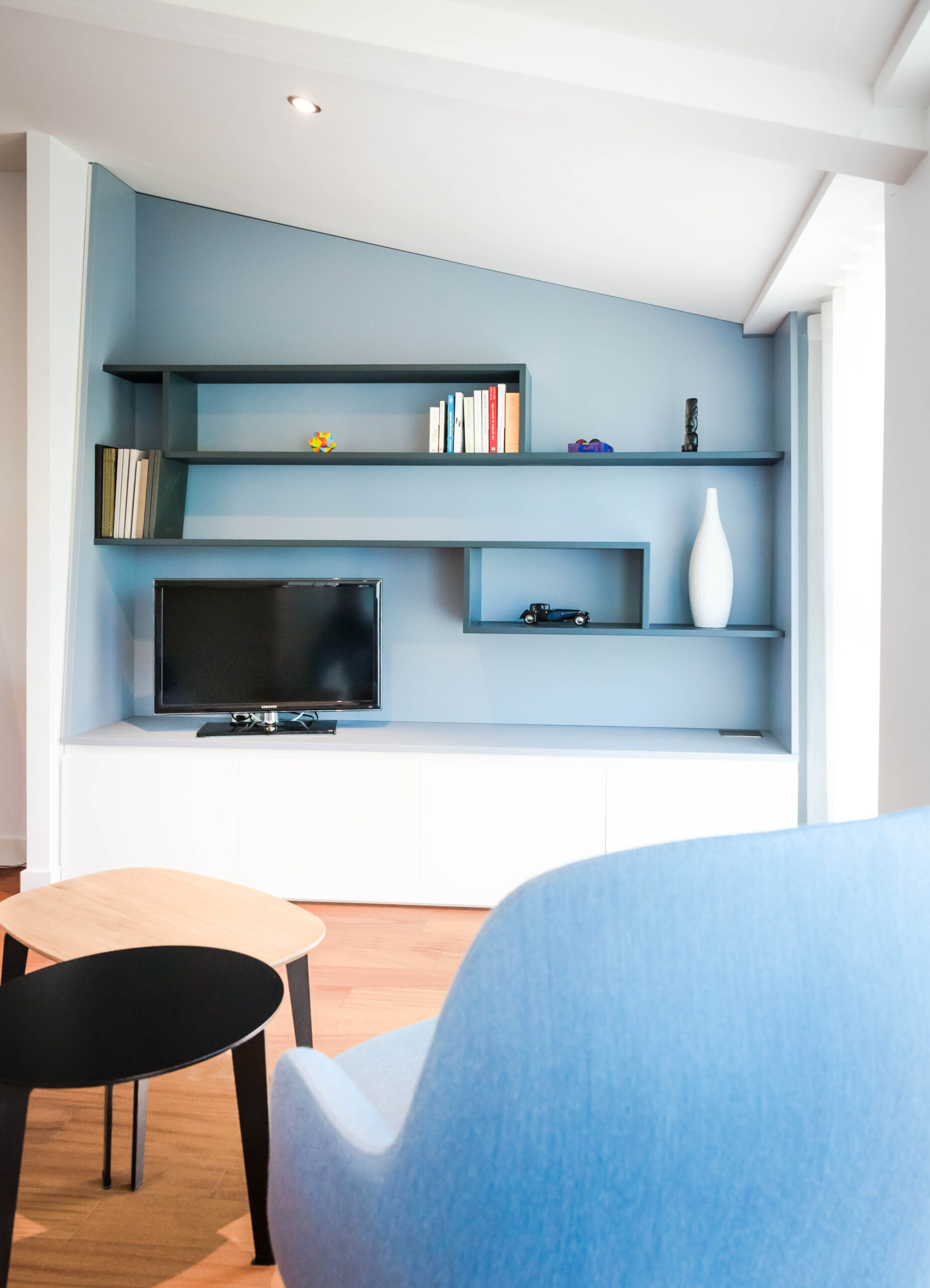 Projet Venus – Agencement Sur-Mesure Meuble TV à Chantepie