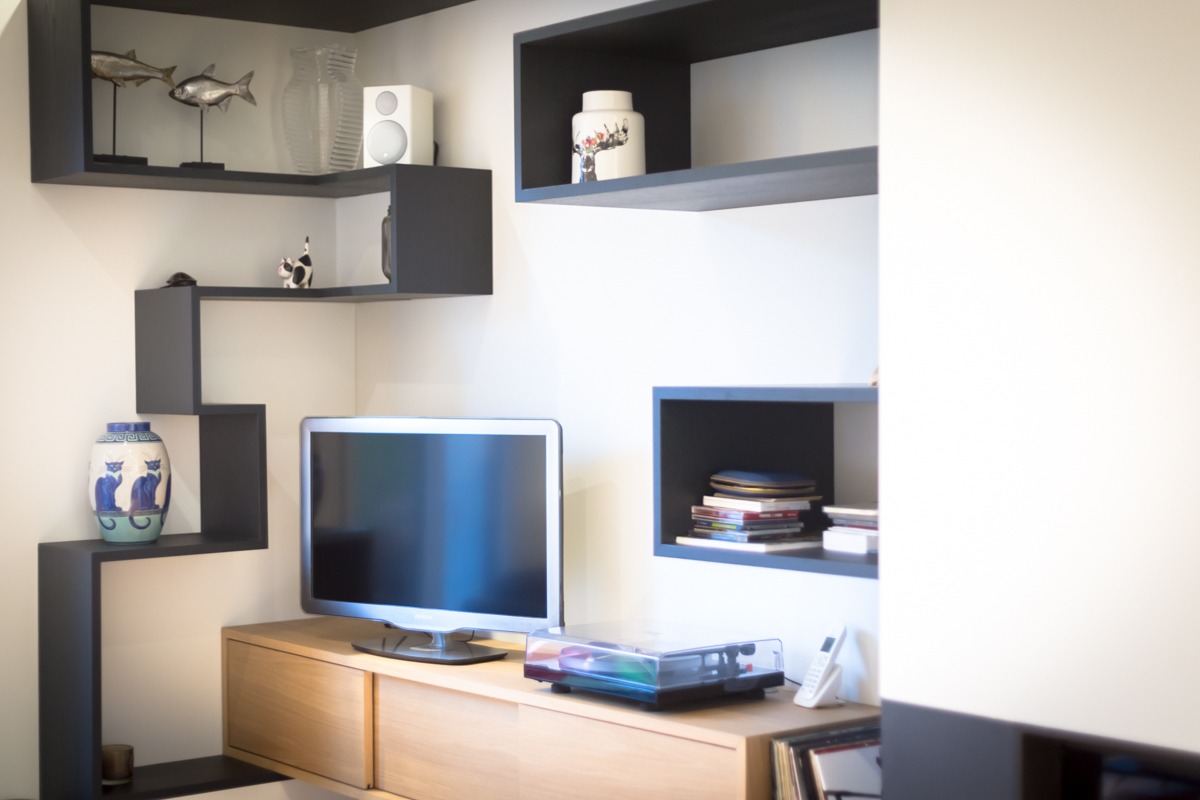 Projet Sylvia – Agencement Sur-Mesure Meuble TV à Cesson-Sévigné