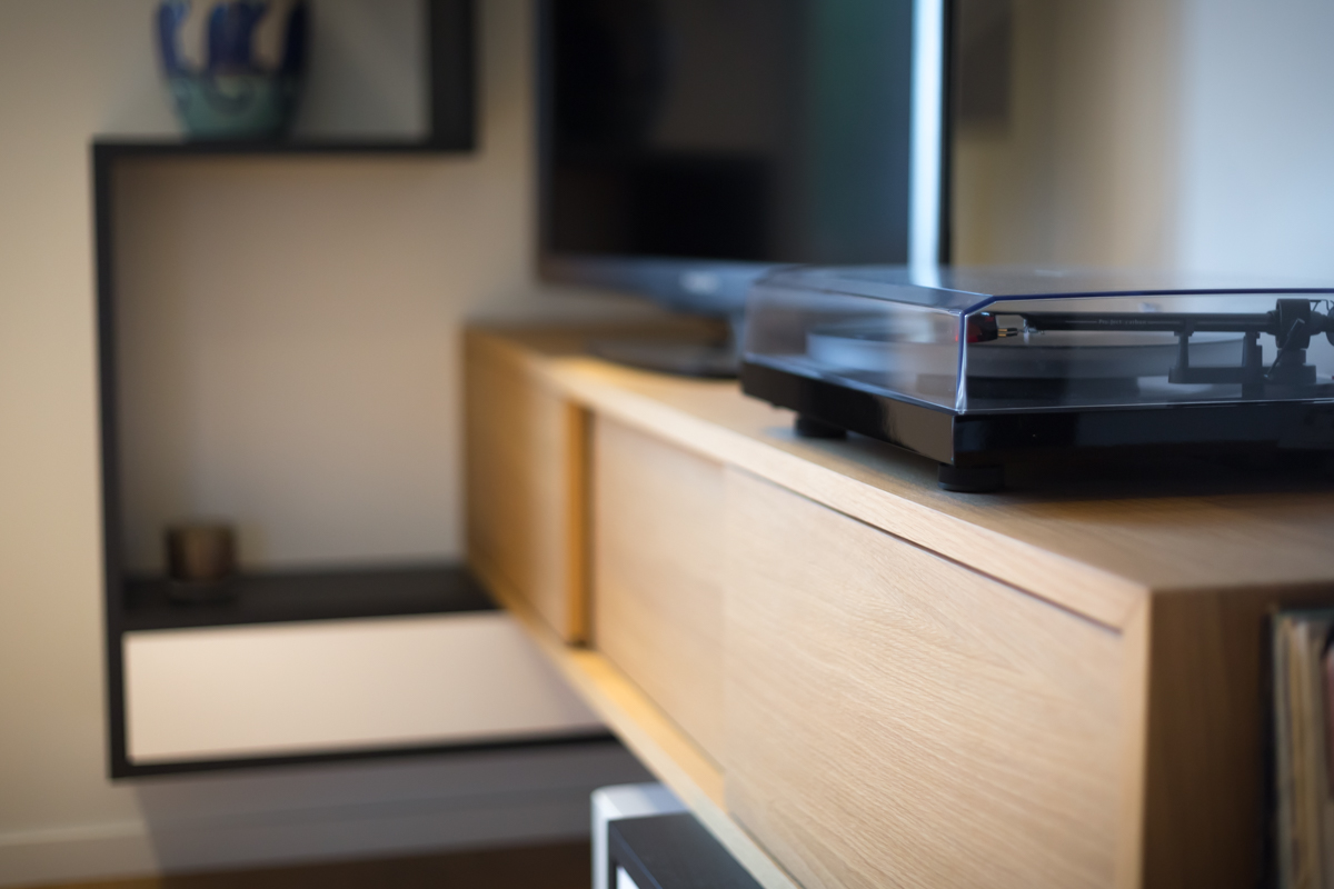 Projet Sylvia – Agencement Sur-Mesure Meuble TV à Cesson-Sévigné