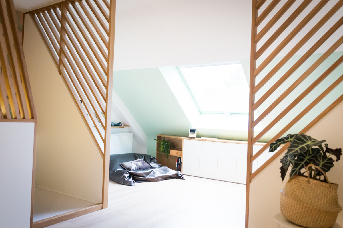 Projet Simone – Agencement Sur-Mesure d&rsquo;une mezzanine près de Cesson Sévigné