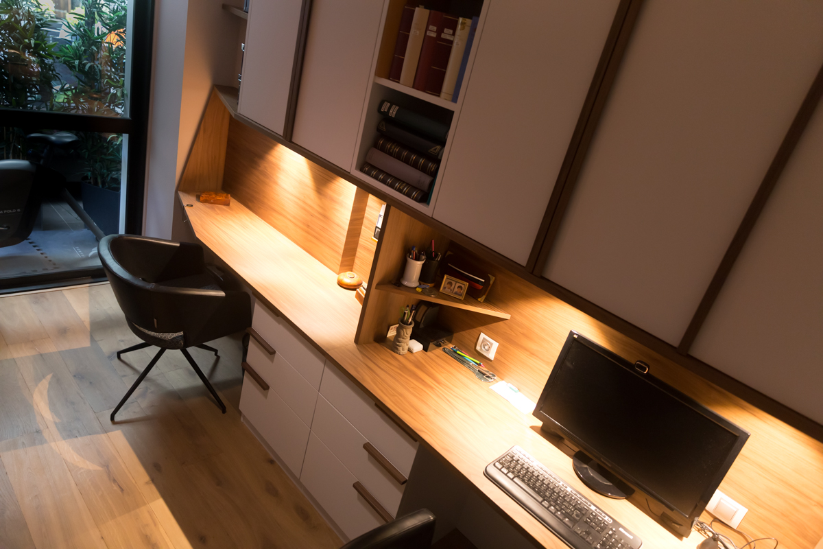 Projet Anne-Sophie – Rénovation d&rsquo;un salon, d&rsquo;un bureau et d&rsquo;un escalier à Rennes