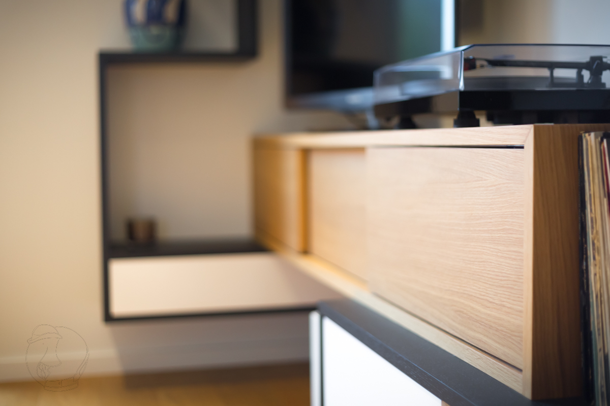 Projet Sylvia – Agencement Sur-Mesure Meuble TV à Cesson-Sévigné