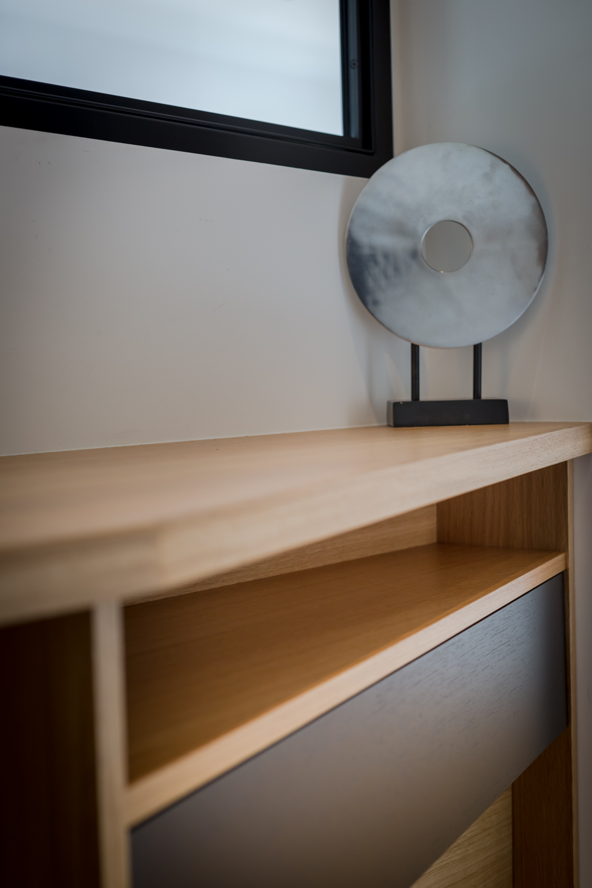 Projet Virginie I – Agencement Sur-Mesure Bureau & Niche à Saint-Grégoire